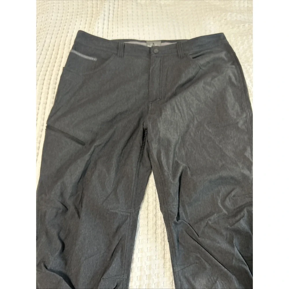 Royal Robbins Men's Gray Flex Hiking Travel Pants 38x30